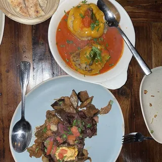 Filet Mignon with Moussaka