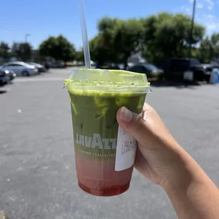 strawberry Matcha Latte