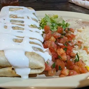 Al Pastor chimichanga