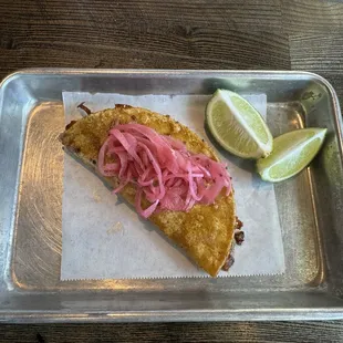 Scrumptious home made taco!!