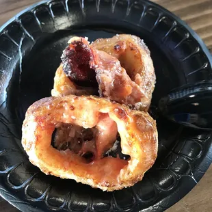 food, dough desserts, donuts