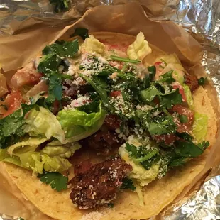 Loaded tacos!