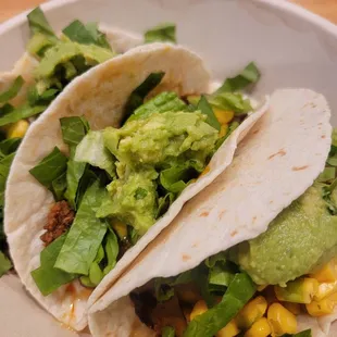 Enjoyed the three taco plate