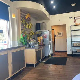 a view of the kitchen