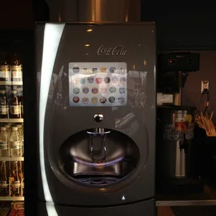 The Mega Coke machine with about 1526054 choices! Love this damn thing!