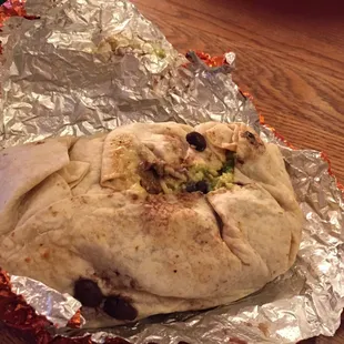 This is how you can expect your burrito to be rolled if it&apos;s not done by the manager at this location