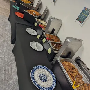 The meats, beans and rice were amazing!