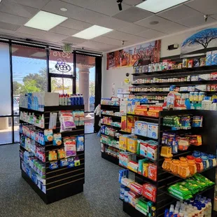 Offering a variety of over-the-counter medications, injury/wound care supplies, and small household necessities.