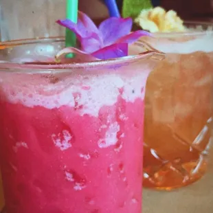 The first coconut drink on the menu and not sure what the other one is