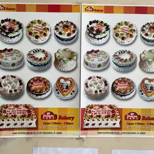 Birthday cake galore