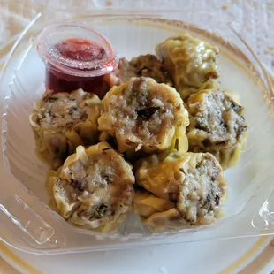 Cilantro Mushroom Chicken Sui Mai, takeout