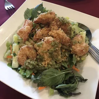 Garlic Shrimp Noodle Salad