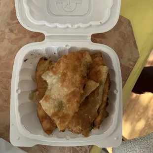 Scallion Pancake Triangles