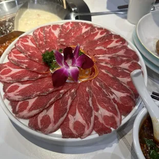 Another plate of beef that arrived the same time as the first picture. No name given.
