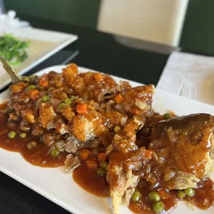Sweet and sour squirrel fish