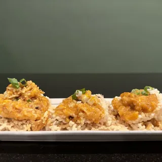 Crab Roe Crispy Rice
