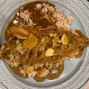 Sichuan Whole Fish with Black Bean Sauce