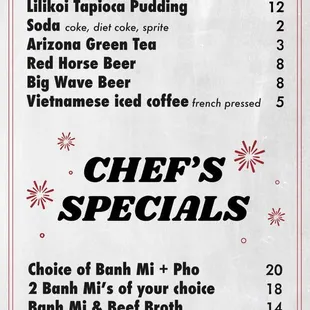 Menu (4 of 4) as of 5/6/2024