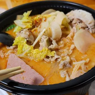 Love the kimchi broth