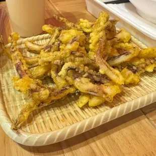 Salt and Pepper Squid Tentacles