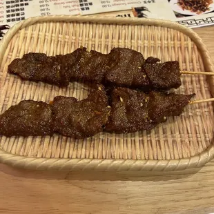 beef skewer
