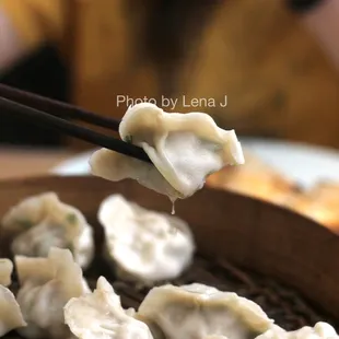 Scallops Kurobuta Pork and Lotus Steamed Dumplings 干贝莲藕水饺 ($23.99) - great! Really juicy.