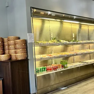 Grab a basket and select your ingredients/drinks