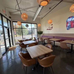 interior, sushi and sashimi