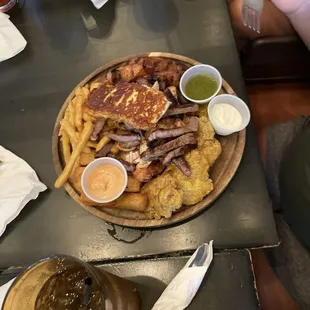 Sampler of all the meats
