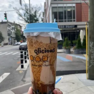 Biscoff Cookie Milk Tea