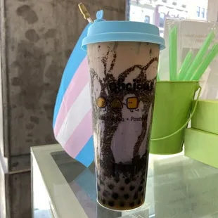 Oreo Taro Milk Tea