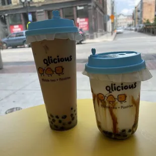 Brown Sugar Milk/Milk Tea and Milk Tea