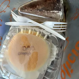 Japanese cheesecake and Tiramisu Mille crepe cake