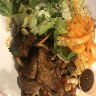 Goat with rice and complementary soup!