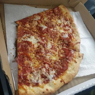2 slices off pizza