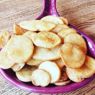 These home fries are homemade and pre seasoned