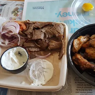 Six Jumbo Greek Style Wings