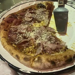 Three Meat Pizza