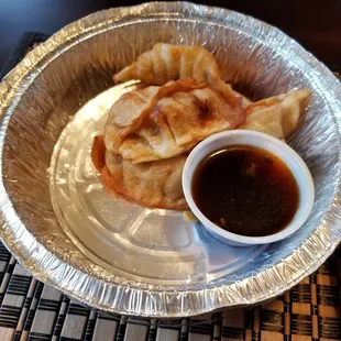 Pan fried dumplings