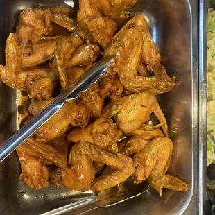 a variety of food items