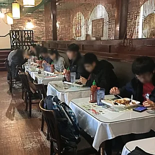 A popular lunch spot