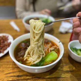 Spicy beef soup