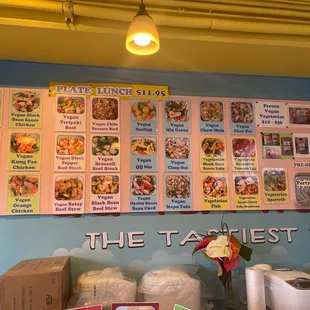 Vegan menu Feb 2022