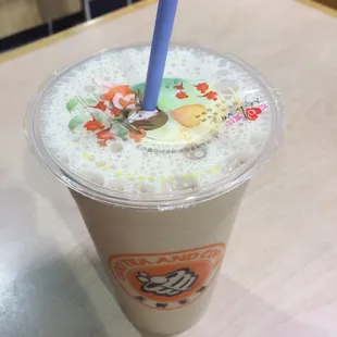 Hazelnut milk tea