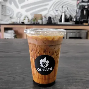 Tiger Latte (Brown Sugar topped w/ Expresso) $5.75