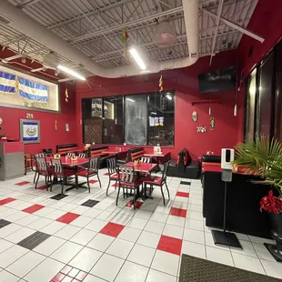 the interior of a restaurant