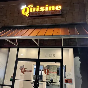 Outside