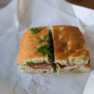 Turkey Pesto Sandwich