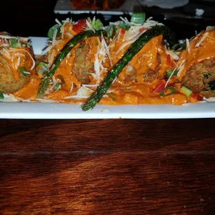 Stuffed Calabacitas. This is a must try! You have never had anything like this. Huge portion size too.