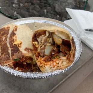 Chorizo Breakfast Burrito